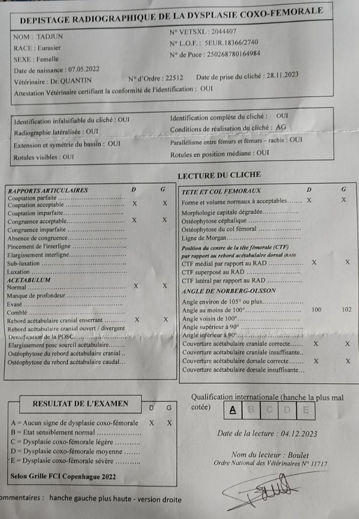 Du Val De La Fenouillere - Examens de santé enfin terminés et validés 